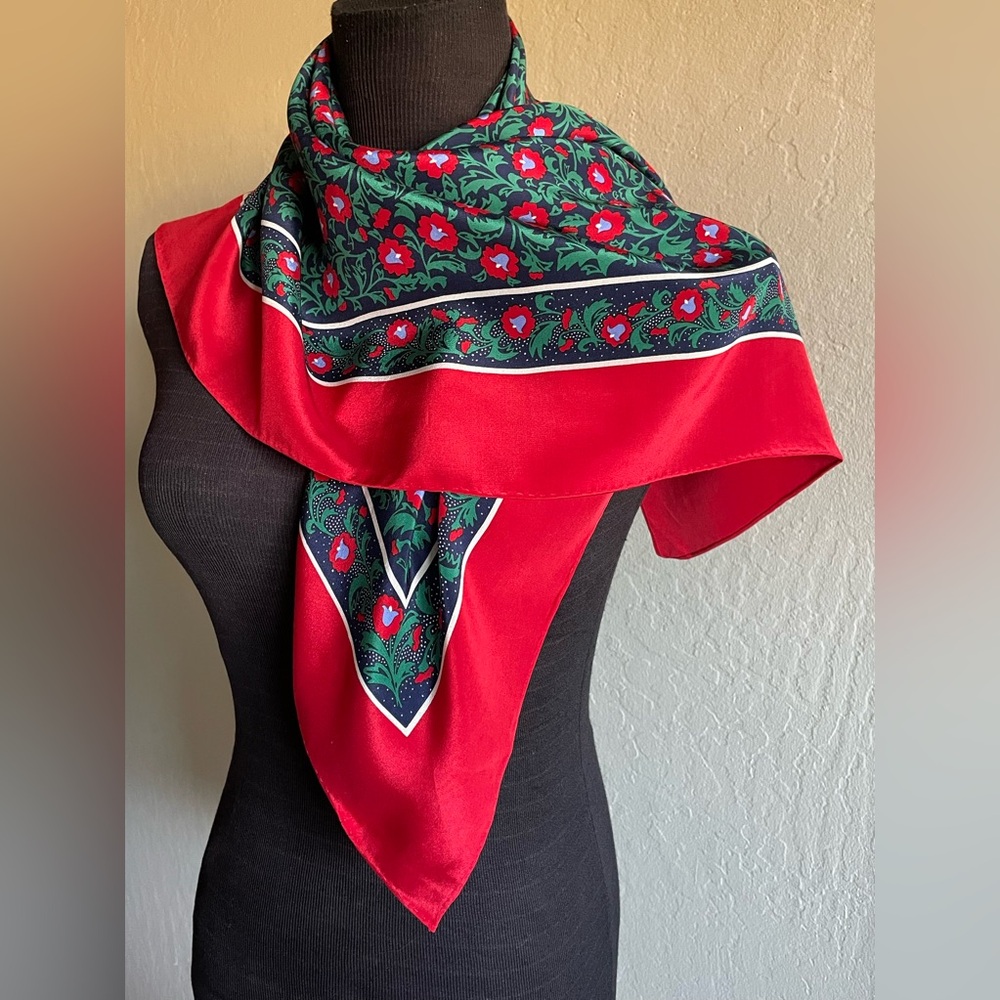 Pierre Balmain silk scarf